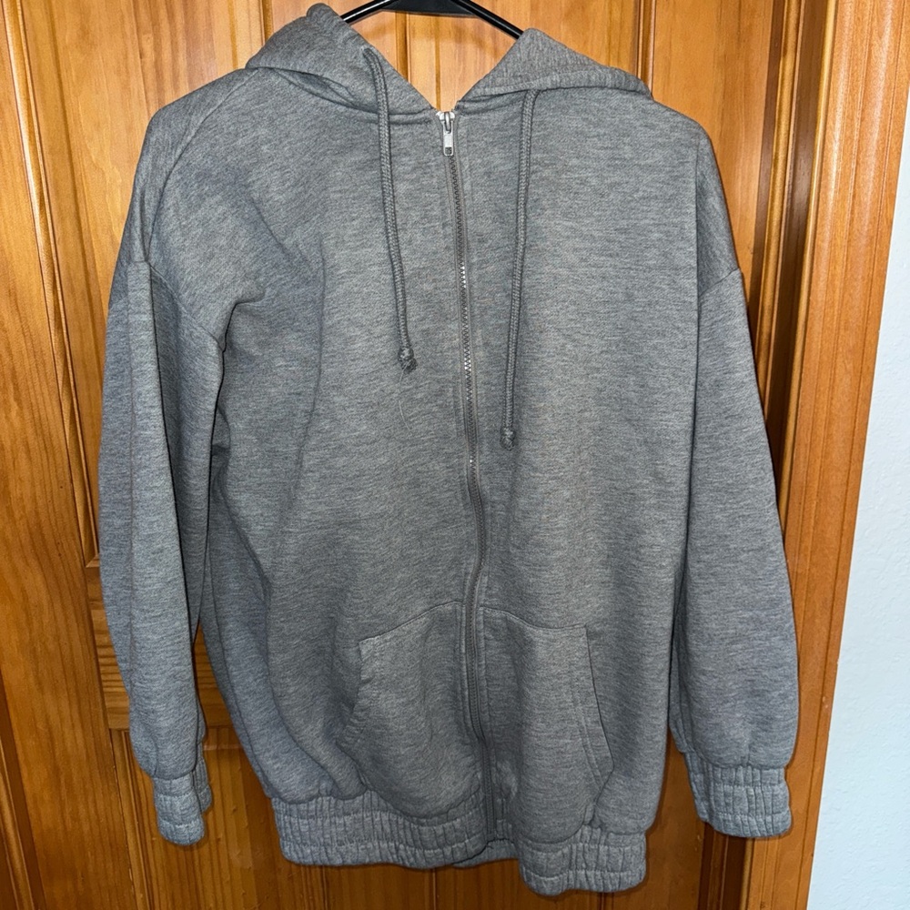 Forever 21 Gray zip up